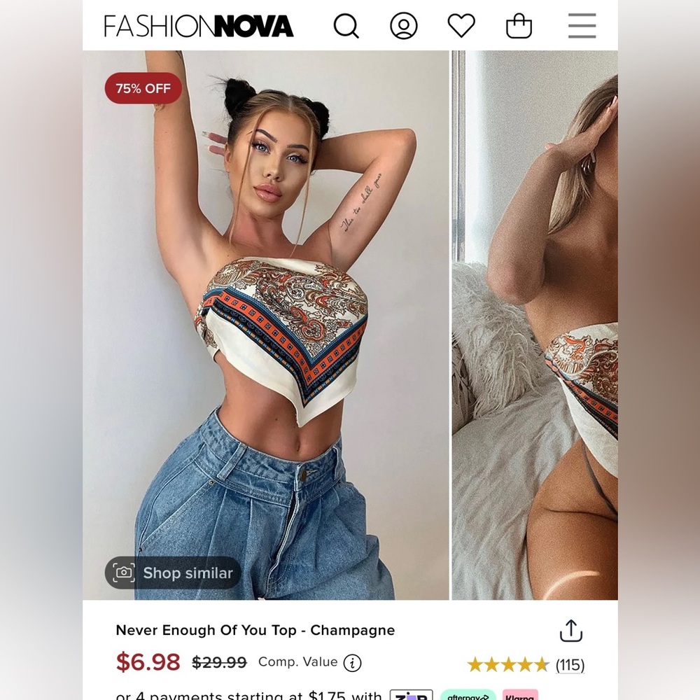 Never Enough of you Top
